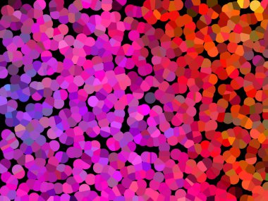 Renkli Konfeti Arka Plan, vektör illüstrasyon.