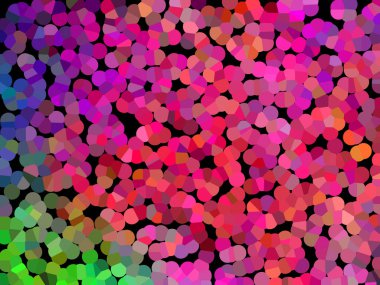 Küçük dairelerle yapılmış renkli arkaplan