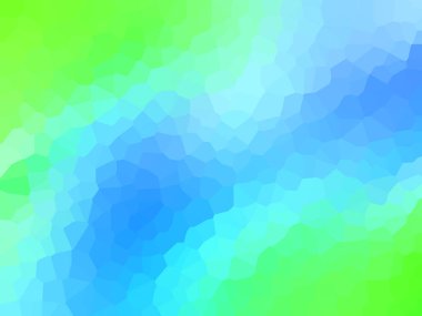 Açık yeşil, mavi soyut mozaik arkaplan.