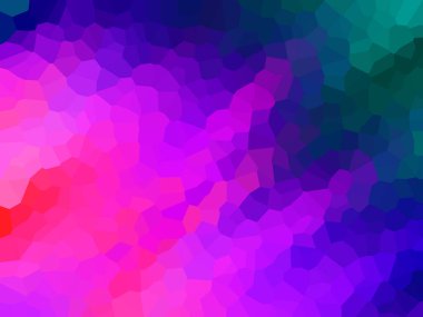 Mozaik ve vektör illüstrasyonlu renkli arkaplan