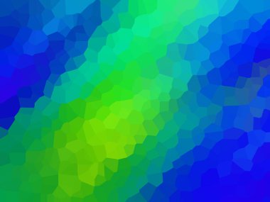 Açık yeşil, kırmızı soyut çokgen desen, üçgen desen. vektör illüstrasyonu