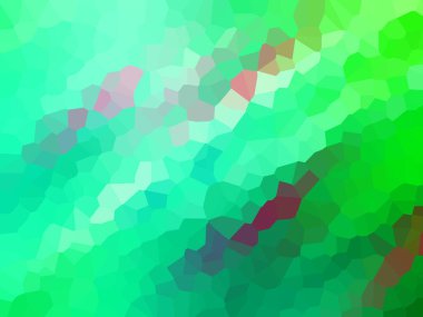 Açık yeşil, kırmızı vektör soyut çokgen arkaplan. Üçgenli renkli soyut çizimler. Web tasarımınız için desen.