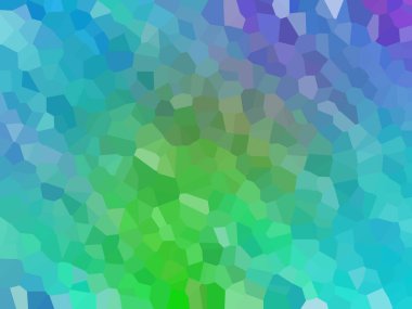 Değişik renklerde renkli mozaik