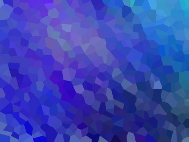 İş için mavi, mor ve yeşil geometrik şekillerden oluşan soyut arkaplan, sunumlar veya web şablonu tasarım afişi. vektör illüstrasyonu