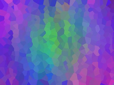 Farklı çokgenlerin renkli mozaiği