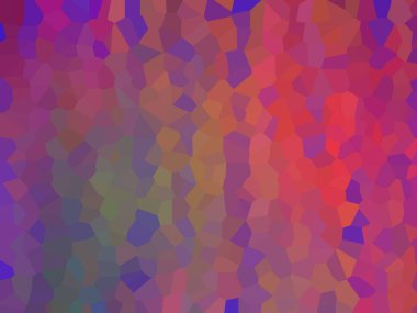 çokgenli soyut geometrik renkli vektör çizimi.