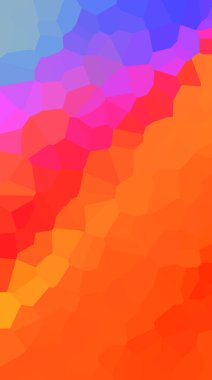 Çokgen arka plan. Geometrik tasarımlı renkli duvar kağıtları. Dijital illüstrasyon.