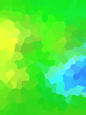 çokgen şekilli çok renkli vektör arkaplanı.