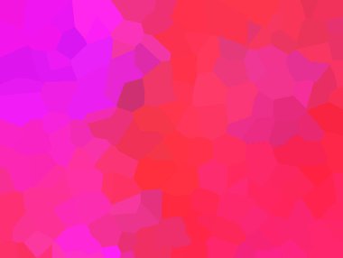 Pembe ve turuncu çokgenlerin soyut vektör arkaplanı