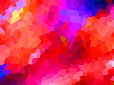 Renkli altıgenli vektör soyut arkaplanı.