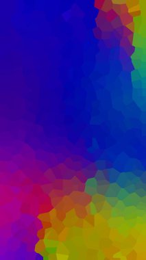 çokgendeki soyut geometrik renkli arkaplan