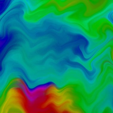 Renkli dalgalarla soyut arkaplan