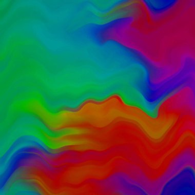 Renkli dalgalarla soyut arkaplan