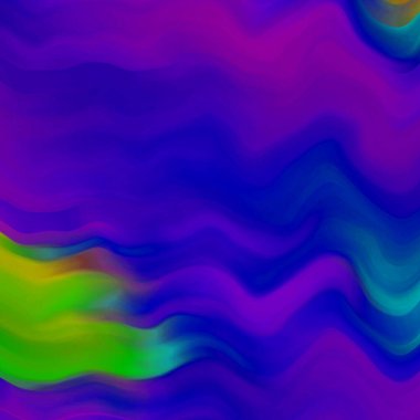 soyut dijital fraktal, psikedelik dalgalı doku