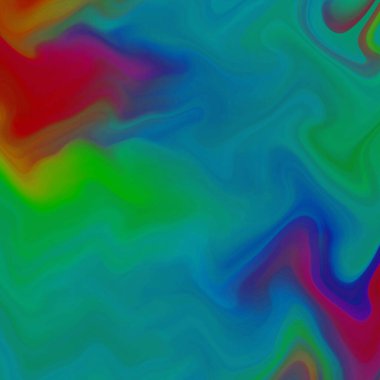 Soyut arkaplan. Renkli dalgalı tasarım duvar kağıdı. yaratıcı grafik 2d çizim. Dinamik şekilli modaya uygun sıvı örtüsü.