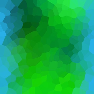 üçgenli soyut mozaik yeşil arkaplan