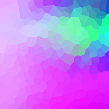 renkli çokgen mozaik desen, vektör illüstrasyonu