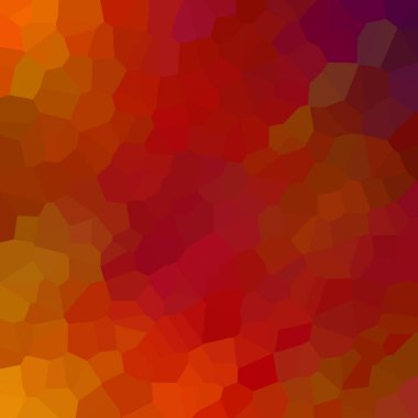 Kırmızı üçgenlerden oluşan soyut arkaplan. vektör illüstrasyonu