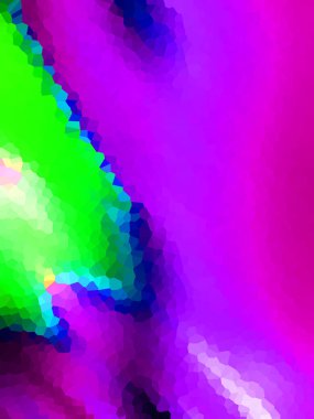 soyut kristalize edilmiş renkler