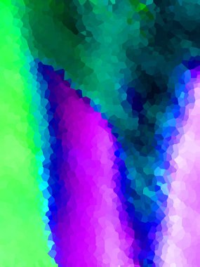 Soyut kristalize doku.