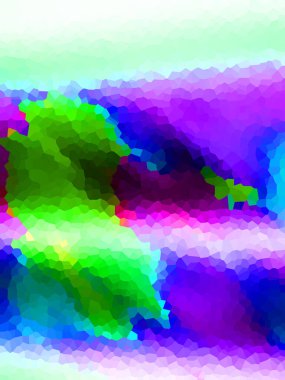 soyut renkler kristalize edildi 