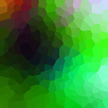 Soyut geometrik arkaplan tam yeşil çokgenler. vektör 10