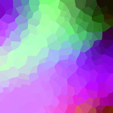 Soyut geometrik renkli mozaiğin vektör çizimi