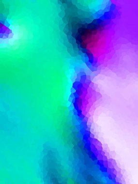 Renkli arka plan ile bulanıklık etkisi