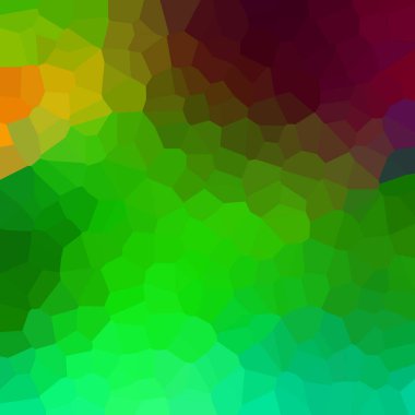 Çokgen renk arkaplanının renkli mozaiği