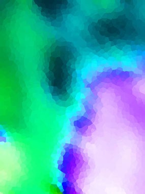 soyut kristalize edilmiş renkler