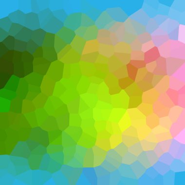 Mavi soyut yeşil düşük polyester çok renkli arkaplan çizimi