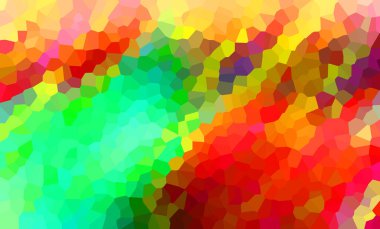 Üçgen biçiminin soyut renkli arkaplanı