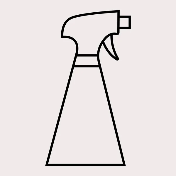 Icono Botella Spray Limpieza Signos Símbolos — Archivo Imágenes Vectoriales