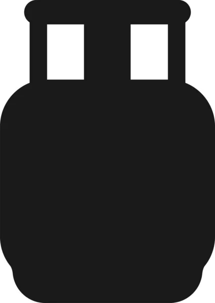 Minigasflaskskylt Industriella Tecken Och Symboler — Stock vektor