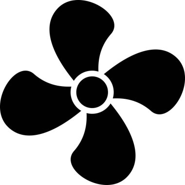 Pervane simgesi. Elektronik işaretler ve semboller.