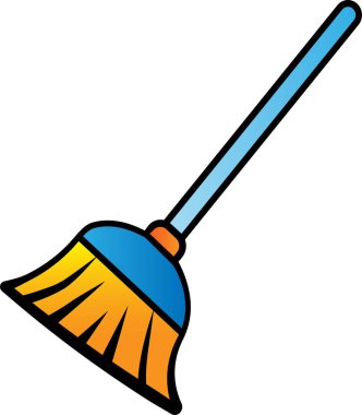 Paspas vektörü temizleniyor. Ev aletleri grafik tasarımı.