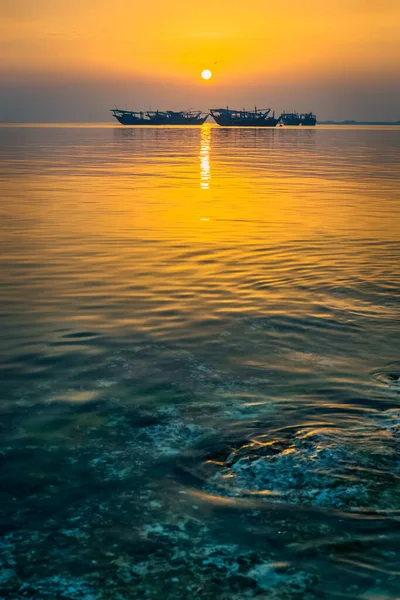 Krásný Ranní Pohled Východ Slunce Dammam Corniche Saúdská Arábie — Stock fotografie
