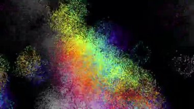 Abstract defocused looping video. Seamless noise gradient background for loop playback.