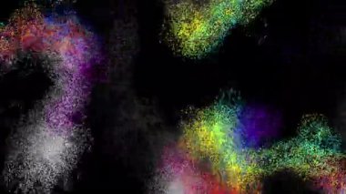 Abstract defocused looping video. Seamless noise gradient background for loop playback.