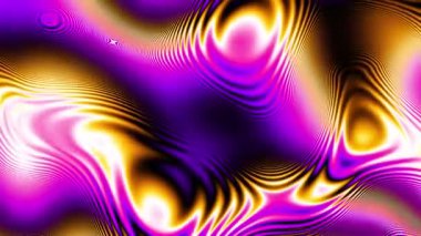 Soyut dalgalı döngülü 4K video. Döngü oynatma için kusursuz soyut sıvı psychedelic arkaplan.