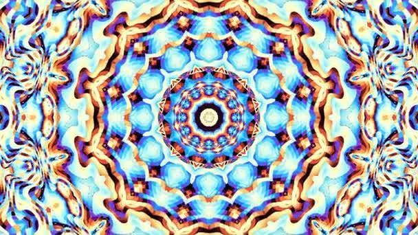 Transformando Mandala Abstracto Imágenes Bucle Sin Fisuras Círculo Transformador Sin — Vídeos de Stock