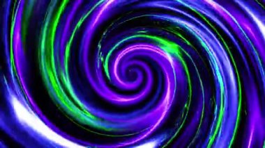 Devamlı dönen fütüristik spiral. Kusursuz döngü görüntüsü. Soyut sarmal.