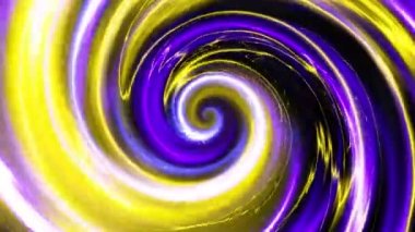 Devamlı dönen fütüristik spiral. Kusursuz döngü görüntüsü. Soyut sarmal.