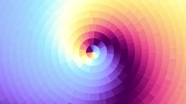 Devamlı dönen fütüristik spiral. Kusursuz döngü görüntüsü. Soyut sarmal.