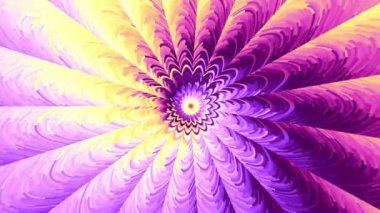 Devamlı dönen fütüristik spiral. Kusursuz döngü görüntüsü. Soyut sarmal.