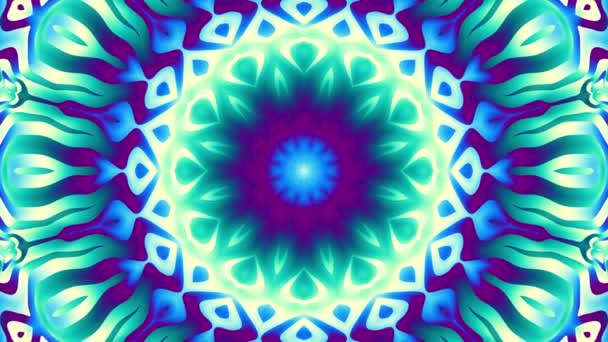 Transformando Mandala Abstracto Imágenes Bucle Sin Fisuras Círculo Transformador Sin — Vídeos de Stock