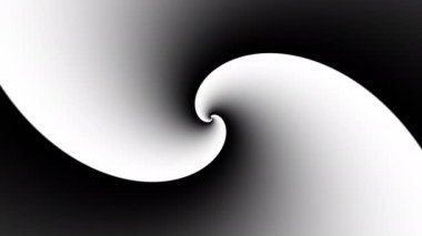 Devamlı dönen fütüristik spiral. Kusursuz döngü görüntüsü. Soyut sarmal.