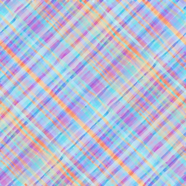 Abstract Seamless Pattern Diagonal Wavy Plaid Pattern Vector Image — ストックベクタ