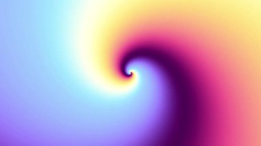 Devamlı dönen fütüristik spiral. Kusursuz döngü görüntüsü. Soyut sarmal.
