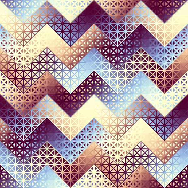 Seamless Geometric Abstract Pattern Low Poly Style Chevron Pattern Vector — Stock Vector